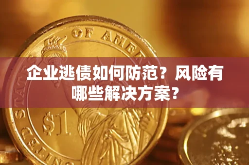 北京企业逃债如何防范？风险有哪些解决方案？