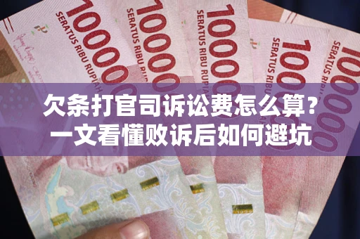 北京欠条打官司诉讼费怎么算？一文看懂败诉后如何避坑