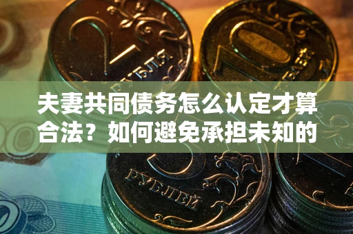 北京夫妻共同债务怎么认定才算合法？如何避免承担未知的债务风险？